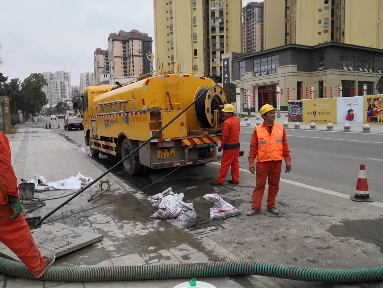 凤城排污管道清淤-管道清洗